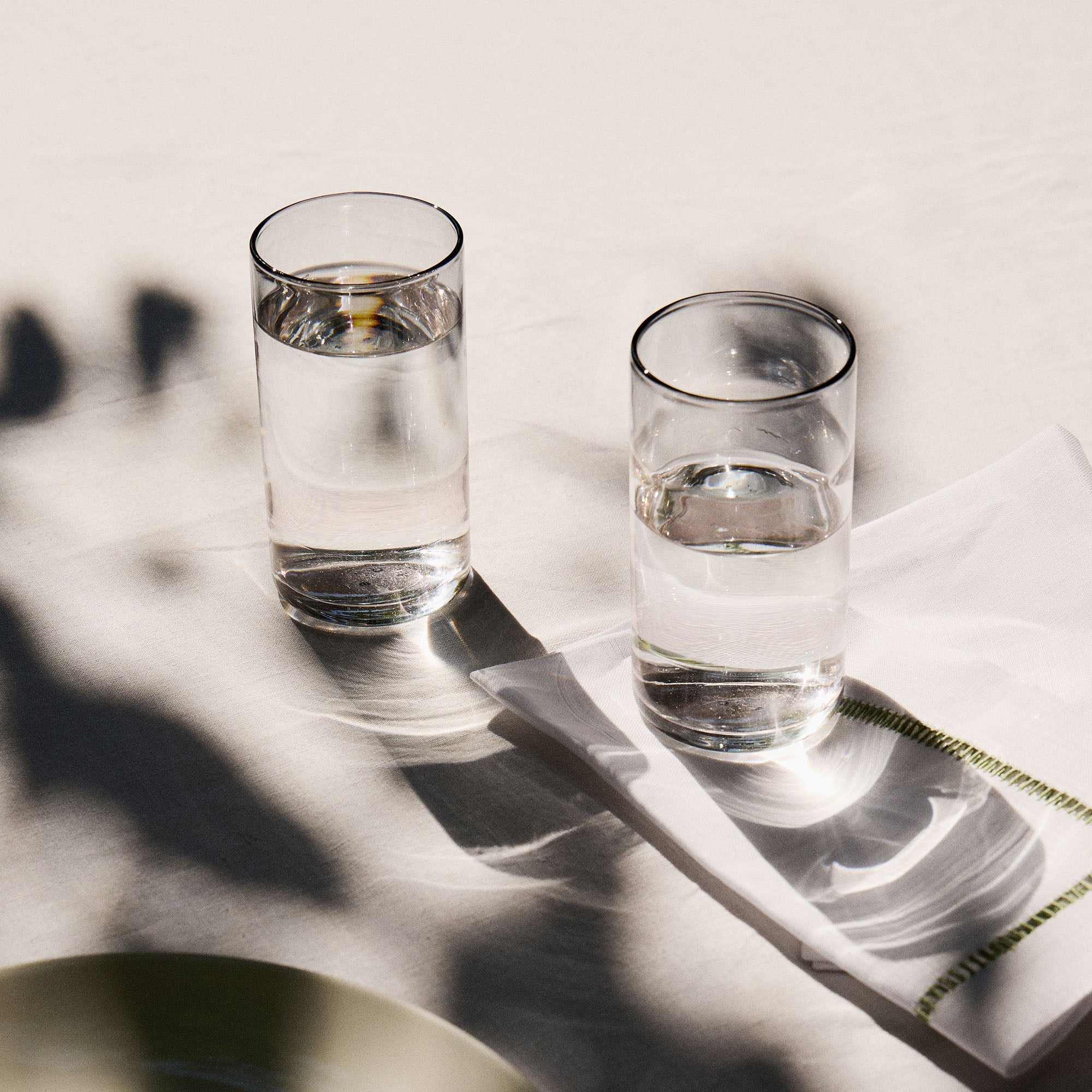 Ombre High Ball Peach and Smoke (Set of 2)