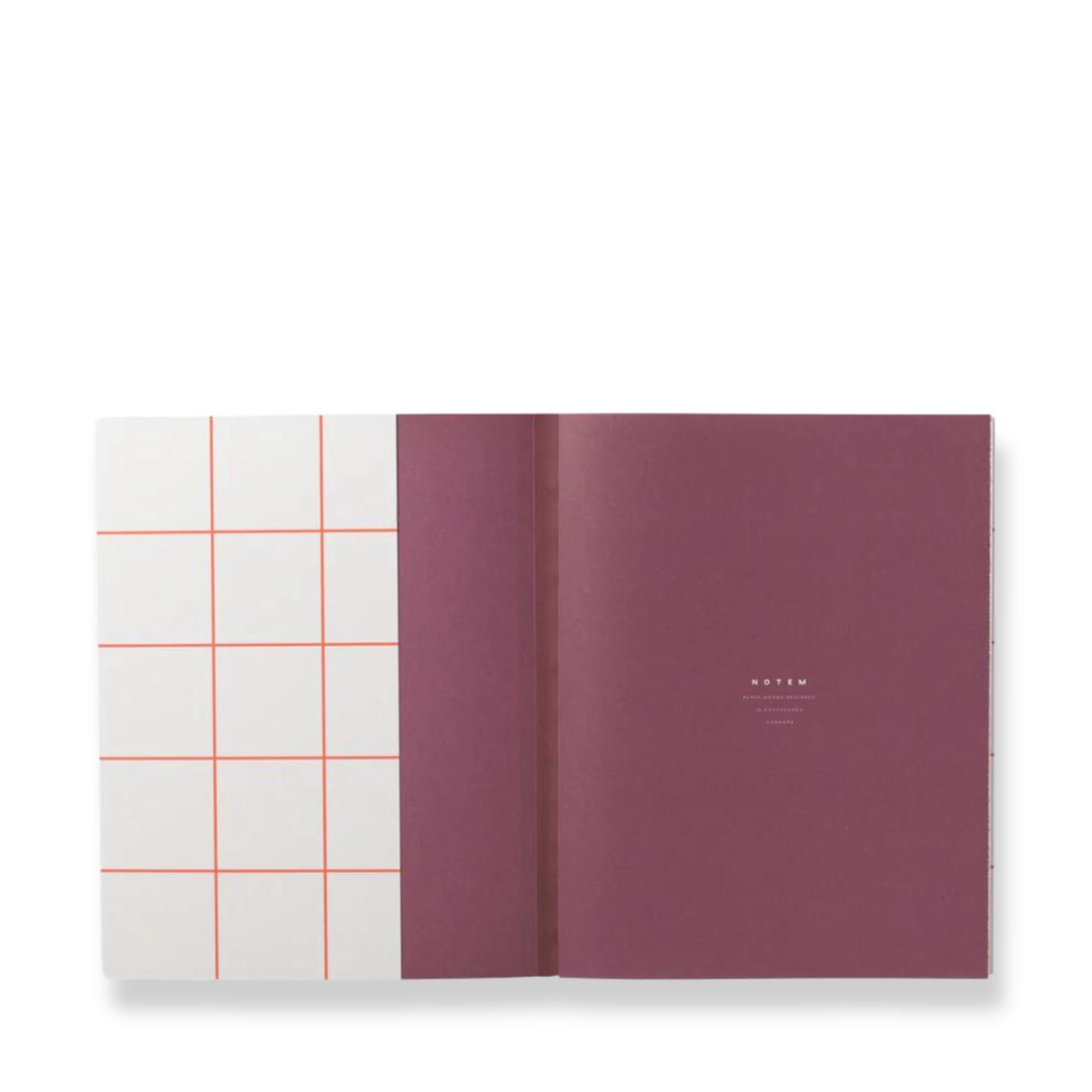 دفتر UMA المسطح - كبير، باللون الرمادي الفاتح