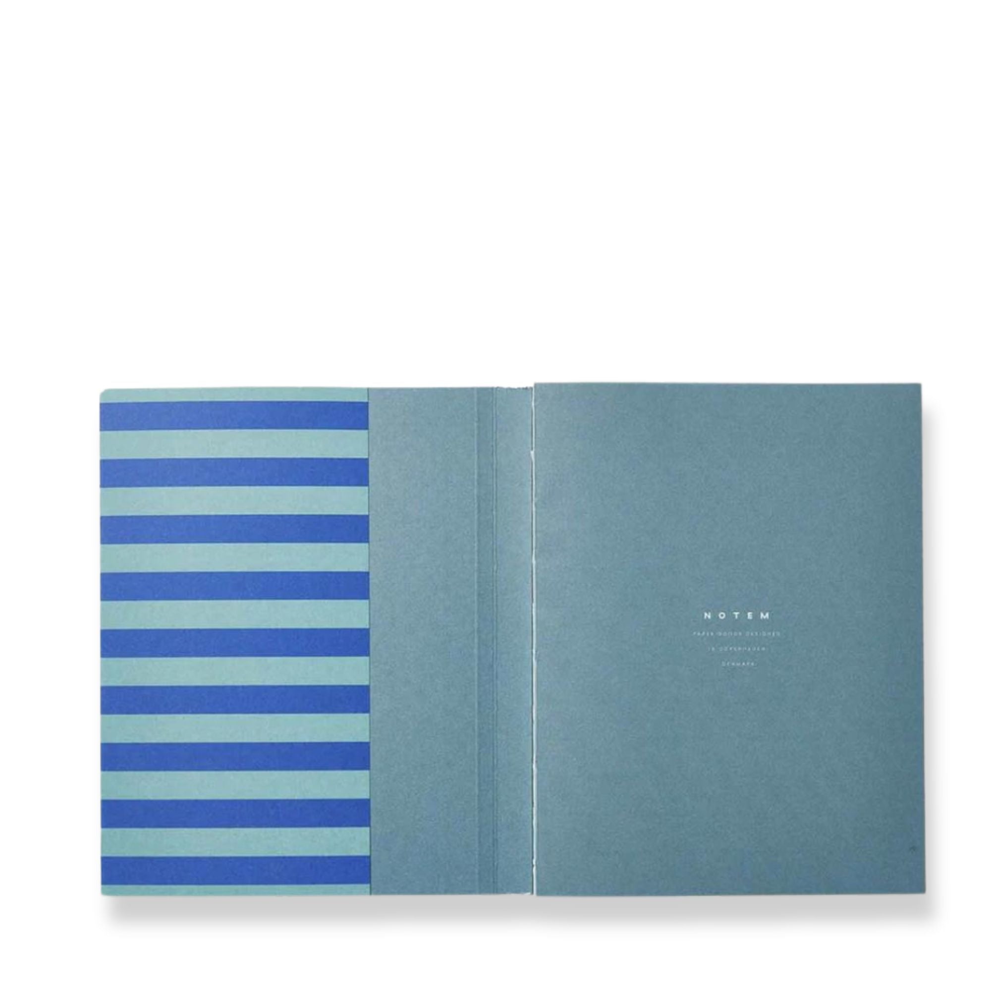 دفتر UMA، مسطح - متوسط، بخطوط زرقاء