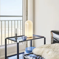 عربة اركس المنخفضة باللون الأزرق الفولاذي