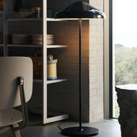 مصباح أرضي من الفولاذ من باو باللون الأسود