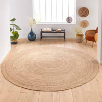 Jute Braided Rug Round 100cm Dia