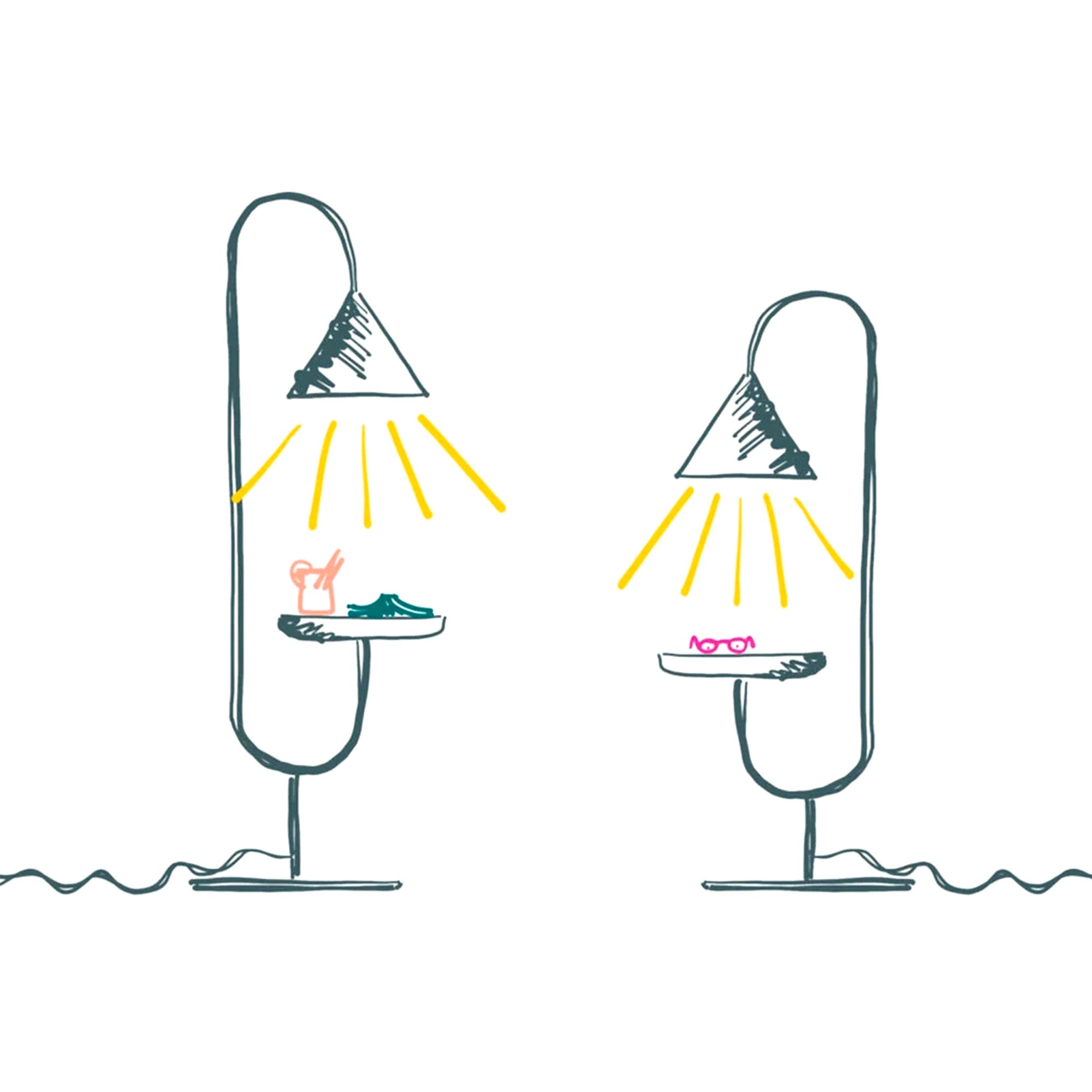 مصباح الأرضية أوز لاونج