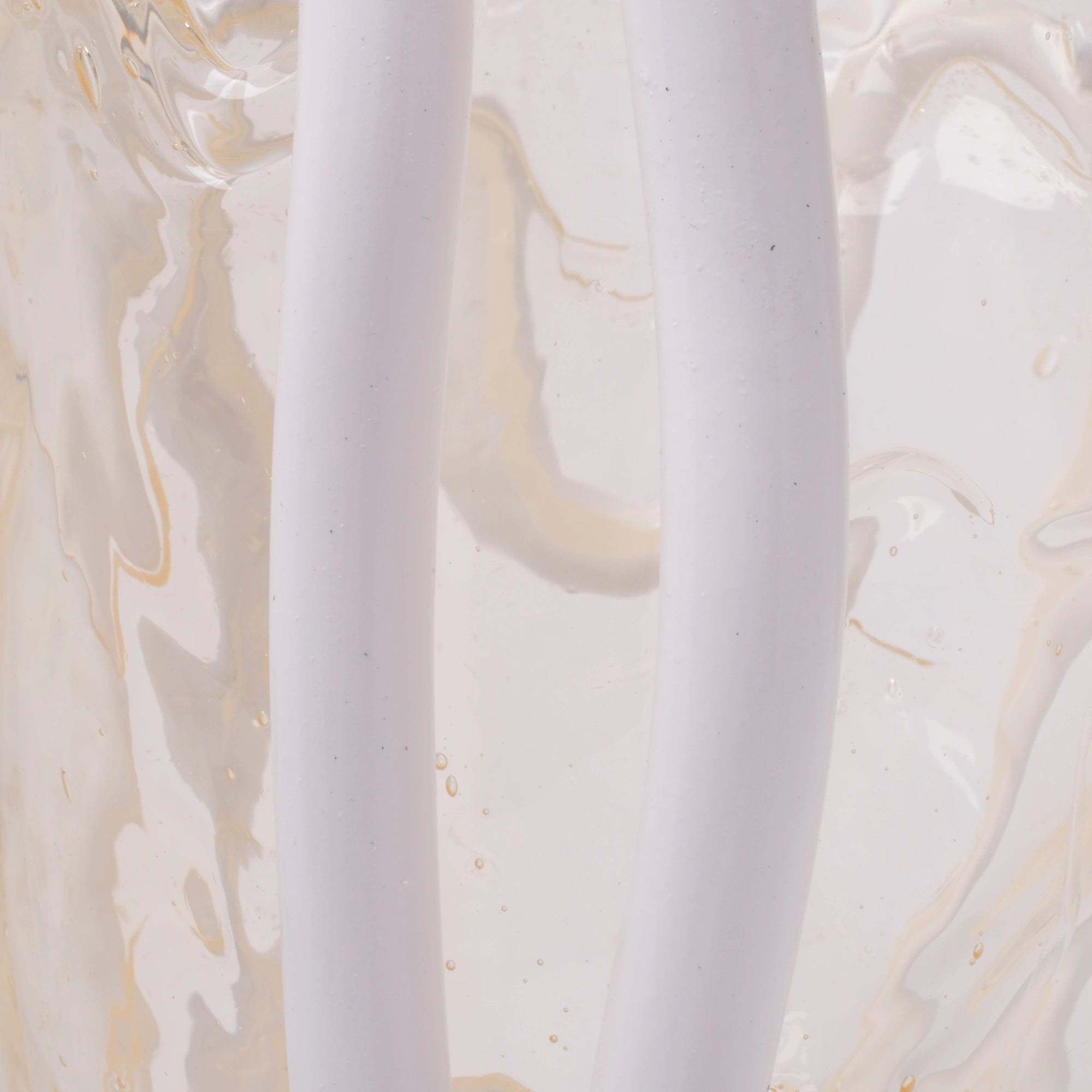 Indian Summer Medium Vase - Clear & White