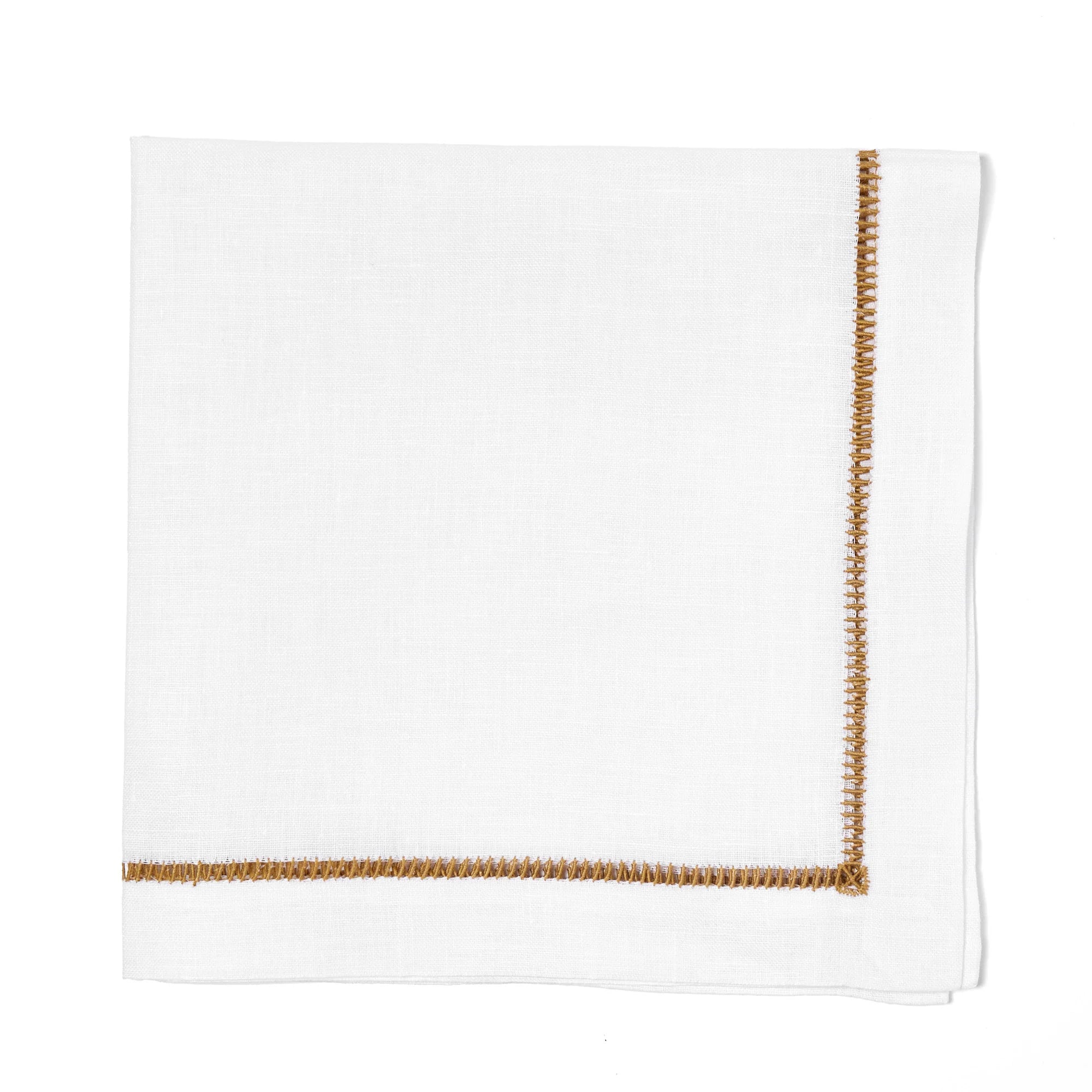 منديل لادر أبيض و ذهبي