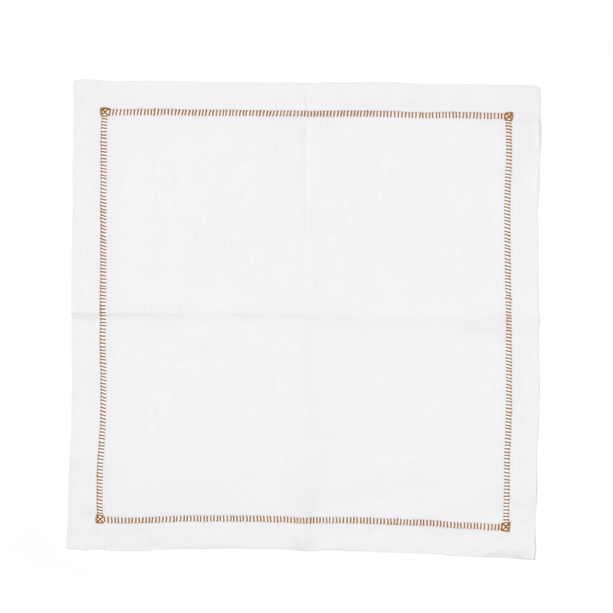 منديل لادر أبيض و ذهبي