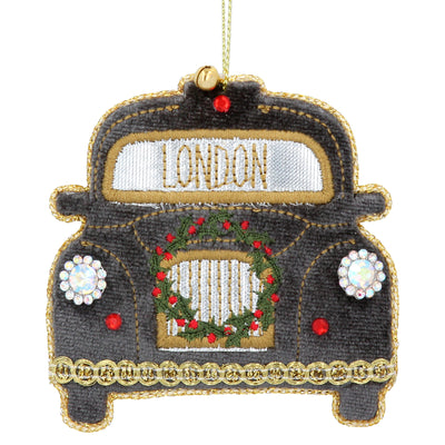 London Taxi Fabric Ornament
