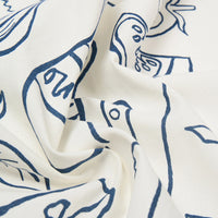 Bistro Ingredients Tea Towel Navy