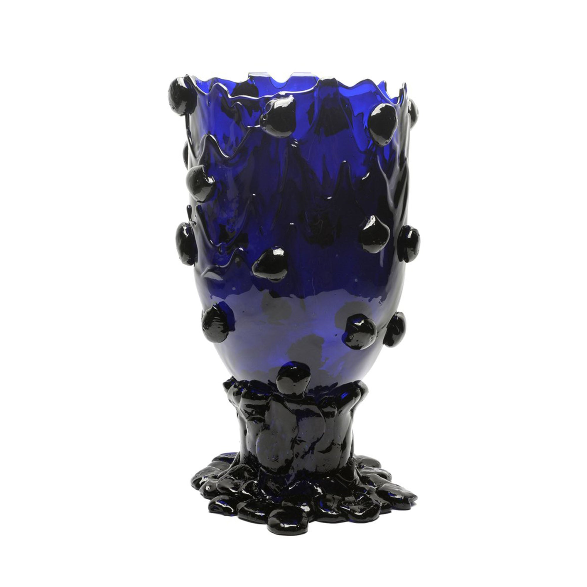 مزهرية ناجت كبيرة - شفاف و أزرق