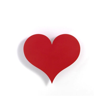 Metal Wall Relief - Red Little Heart