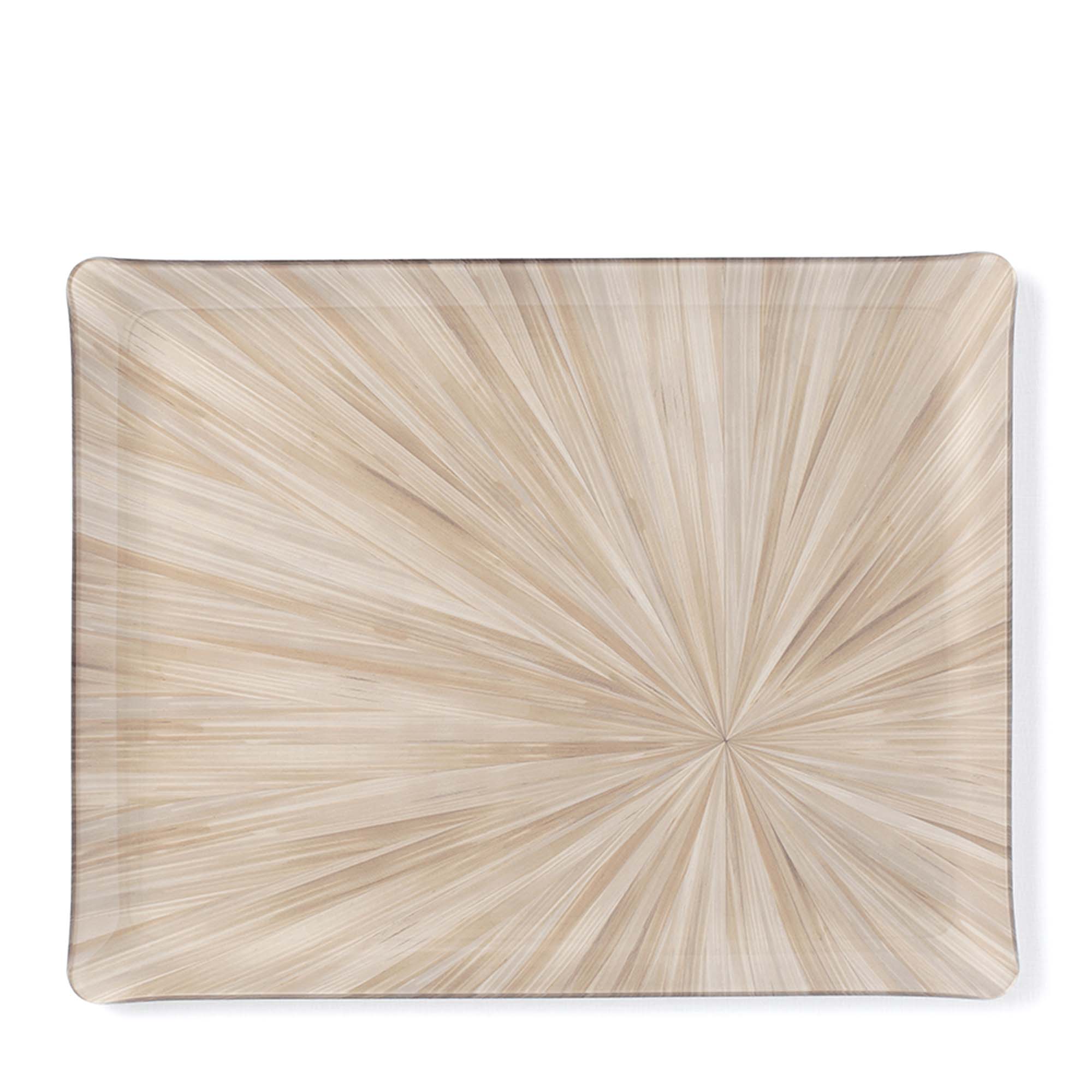 Soleil Decorative Rectangular Tray - Fawn