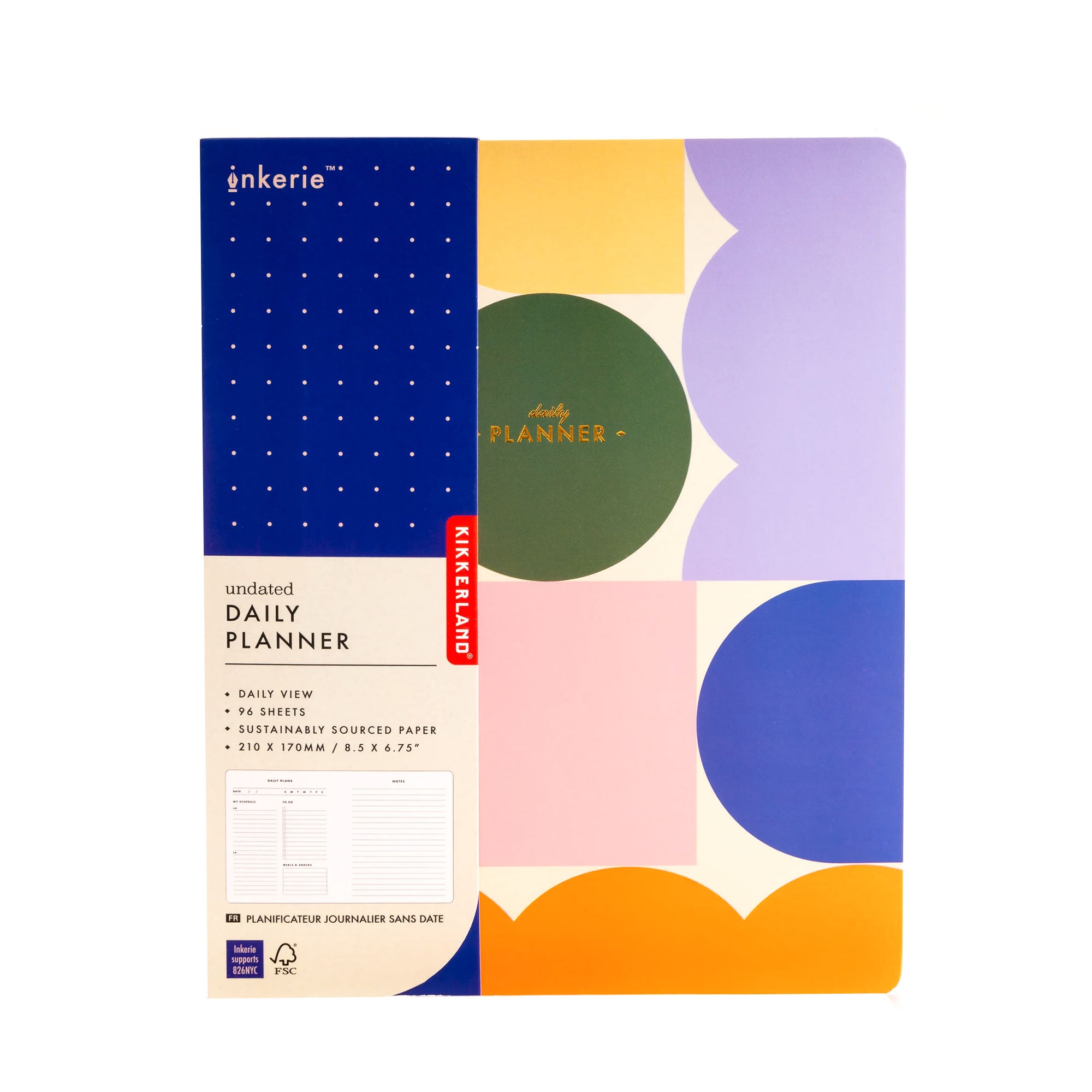 Inkerie Undated Daily Planner