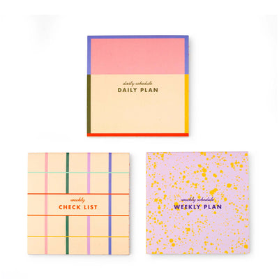 Inkerie Set of 3 Sticky Note Memo Pads