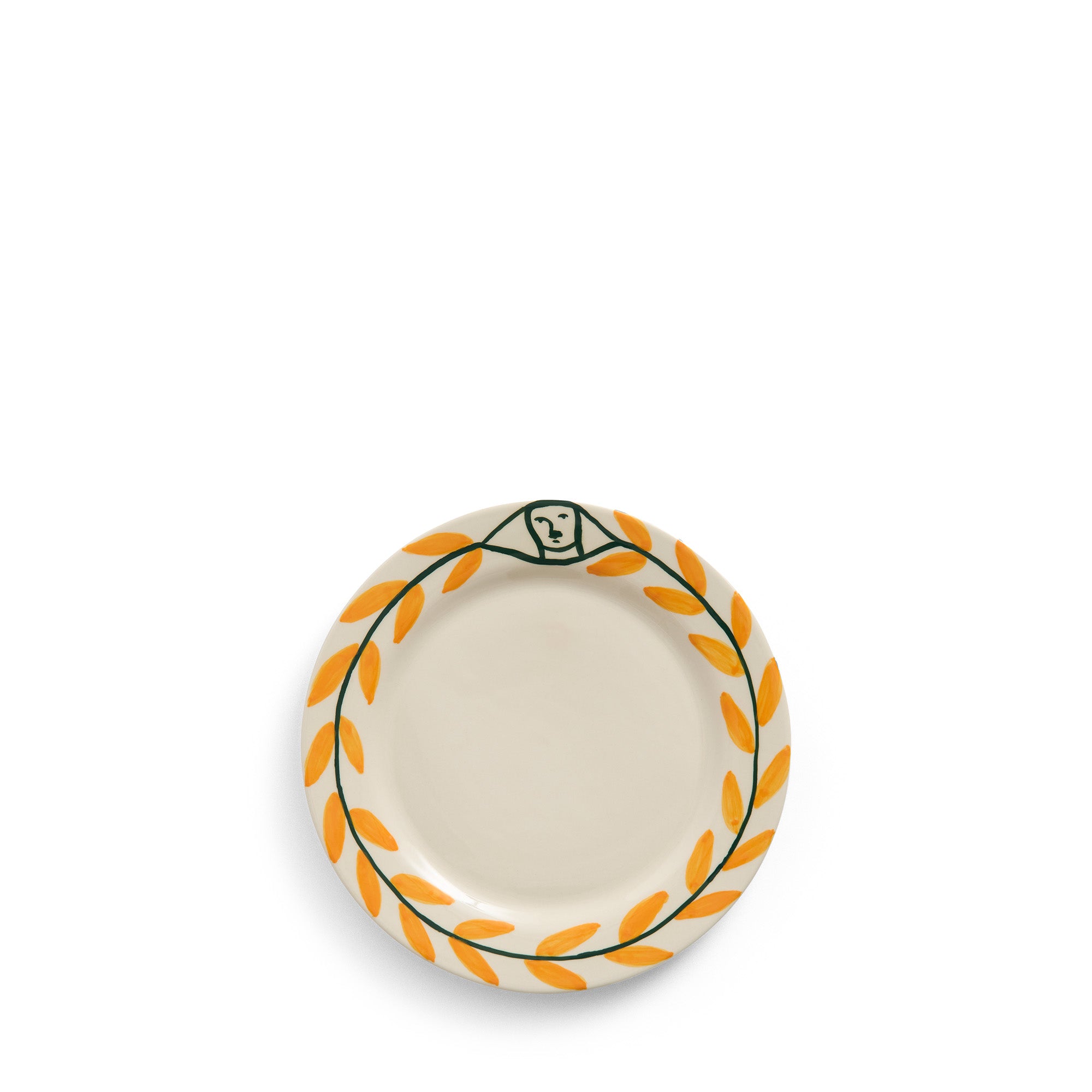La Pittura Plate 24 Ø cm – Golden Leaf