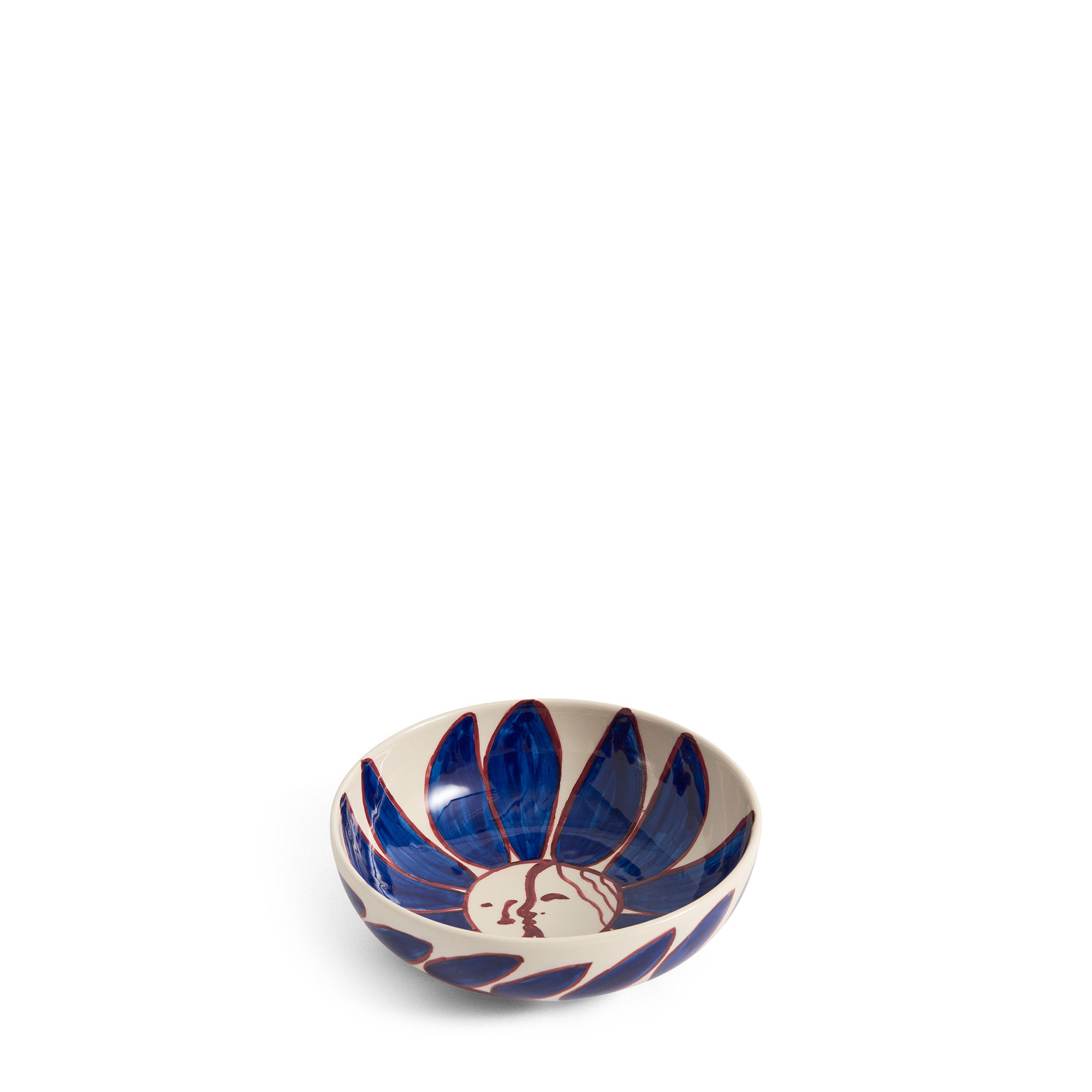 La Pittura Bowl 18 Ø cm – Deep Blue Flower