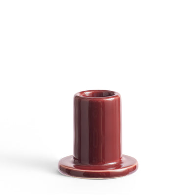 Small Tube Candle Holder - Bordeaux