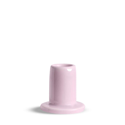 Small Tube Candle Holder - Pale Pink