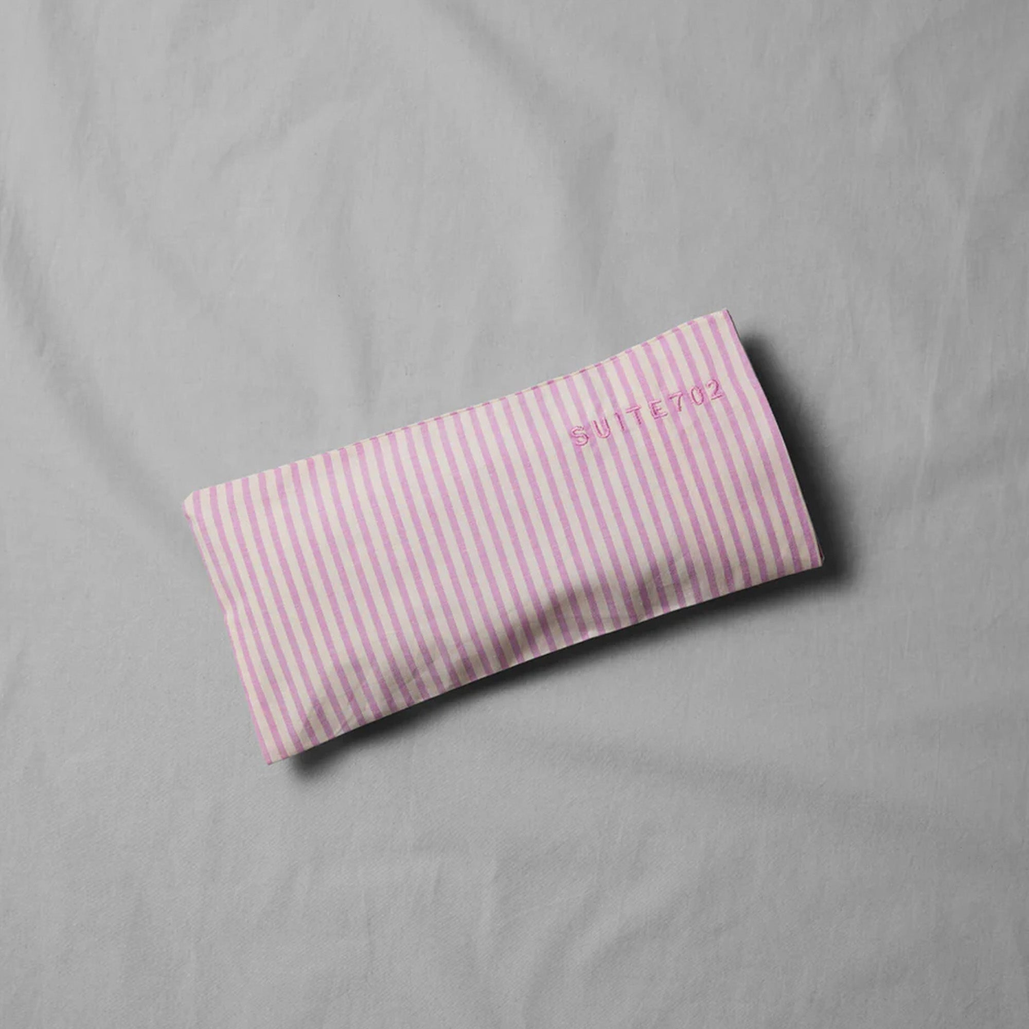 وسادة العين العطرية - مخطط باللون الوردي