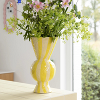 Vase Rhombic Yellow