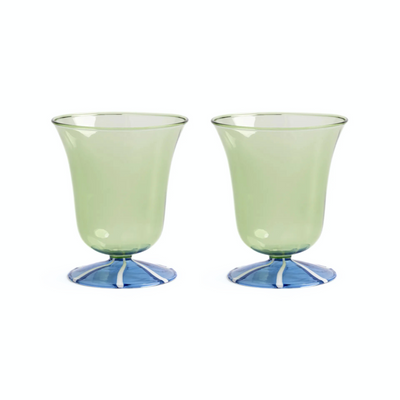 Water Glass Eve Green Set of 2
