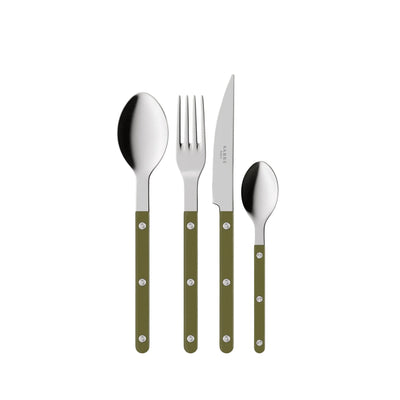 Bistrot Solid Set of 4 Pcs - Dark Green