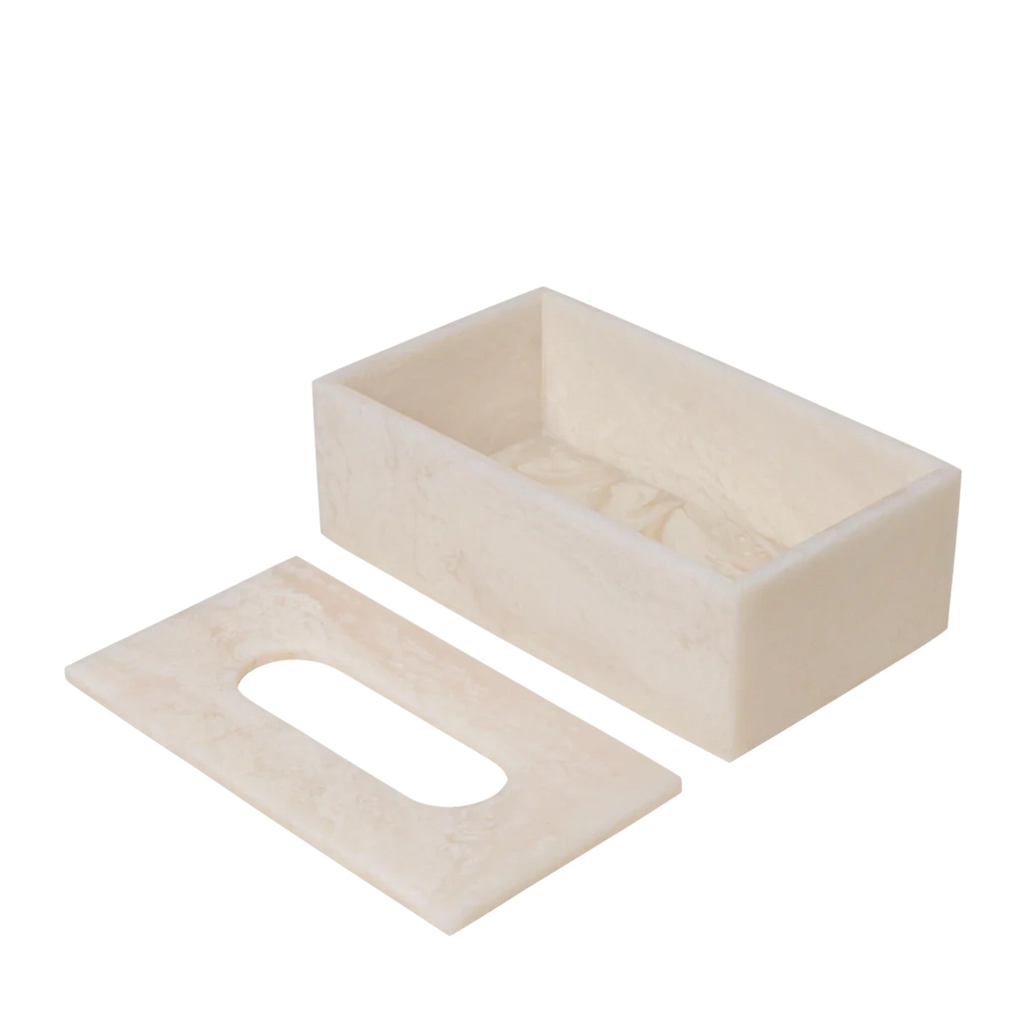 Mist Tissue Box - Pearl