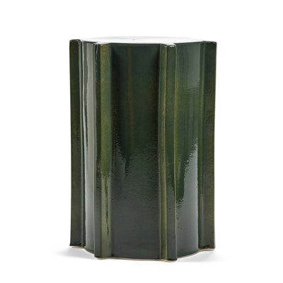 Geometrical Pawn Side Table - Dark Green