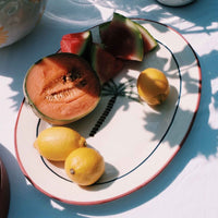 Palm Tree Serving Platter