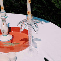 Clair Palm Tree Candle Holder