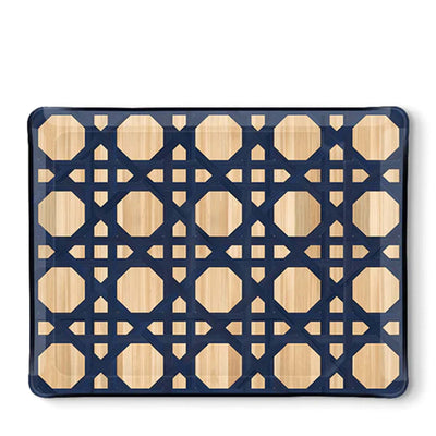Epoch Decorative Rectangular Tray - Navy Blue