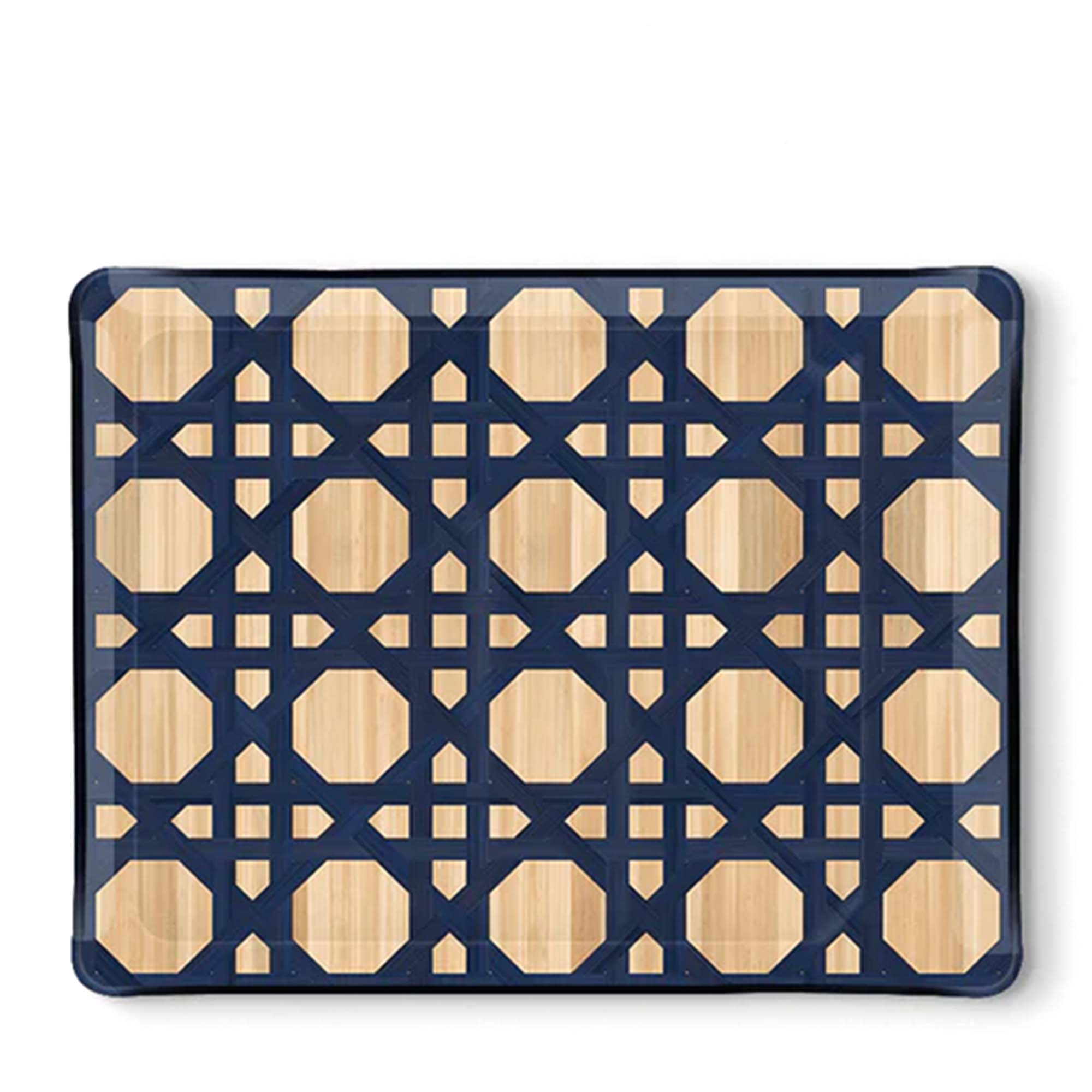 Epoch Decorative Rectangular Tray - Navy Blue