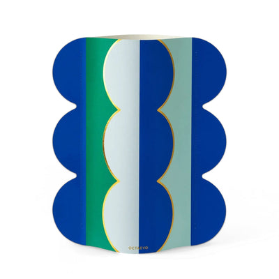 Riviera Wave Paper Vase