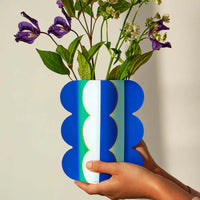Riviera Wave Paper Vase