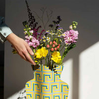 Icarus Paper Vase - Yellow