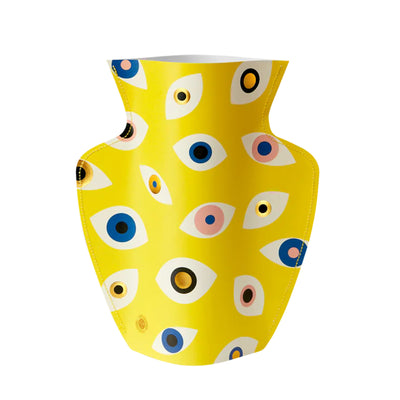 Nazar Paper Vase - Yellow