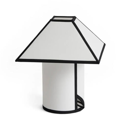 Ava Pyramid Table Lamp-290-White