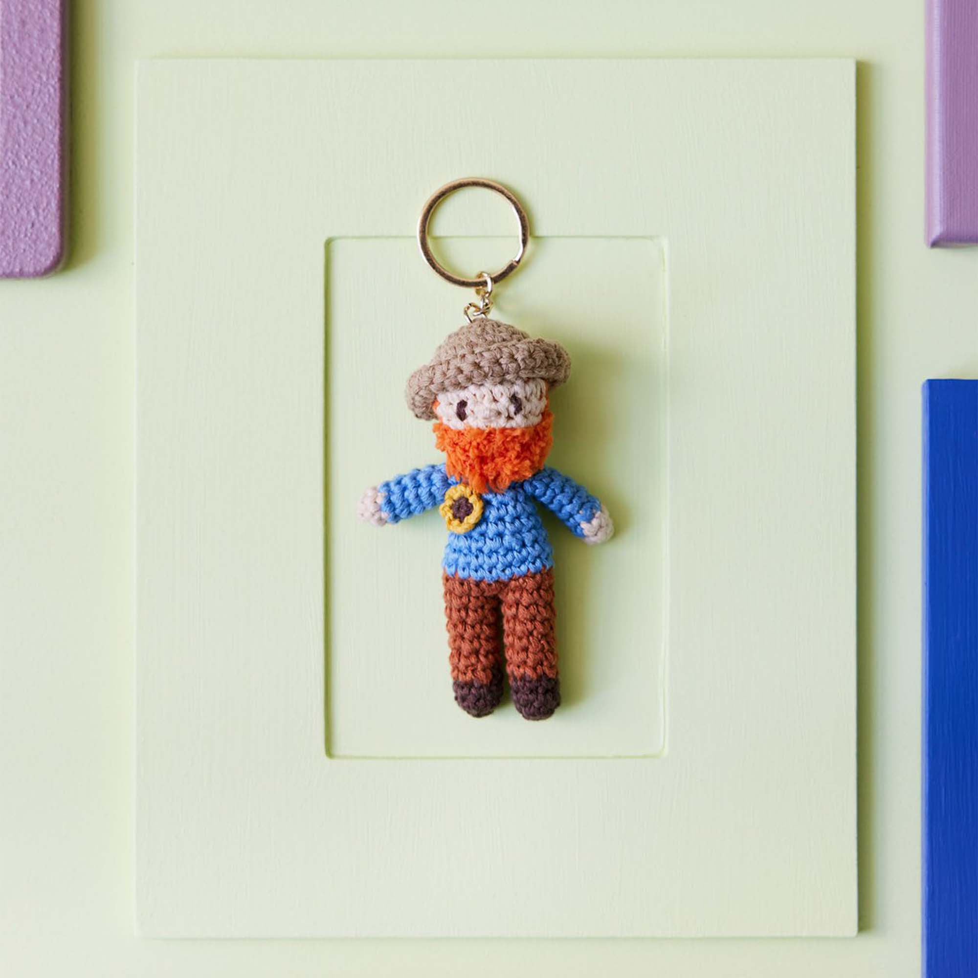Vincent Van Gogh Crochet Keyring