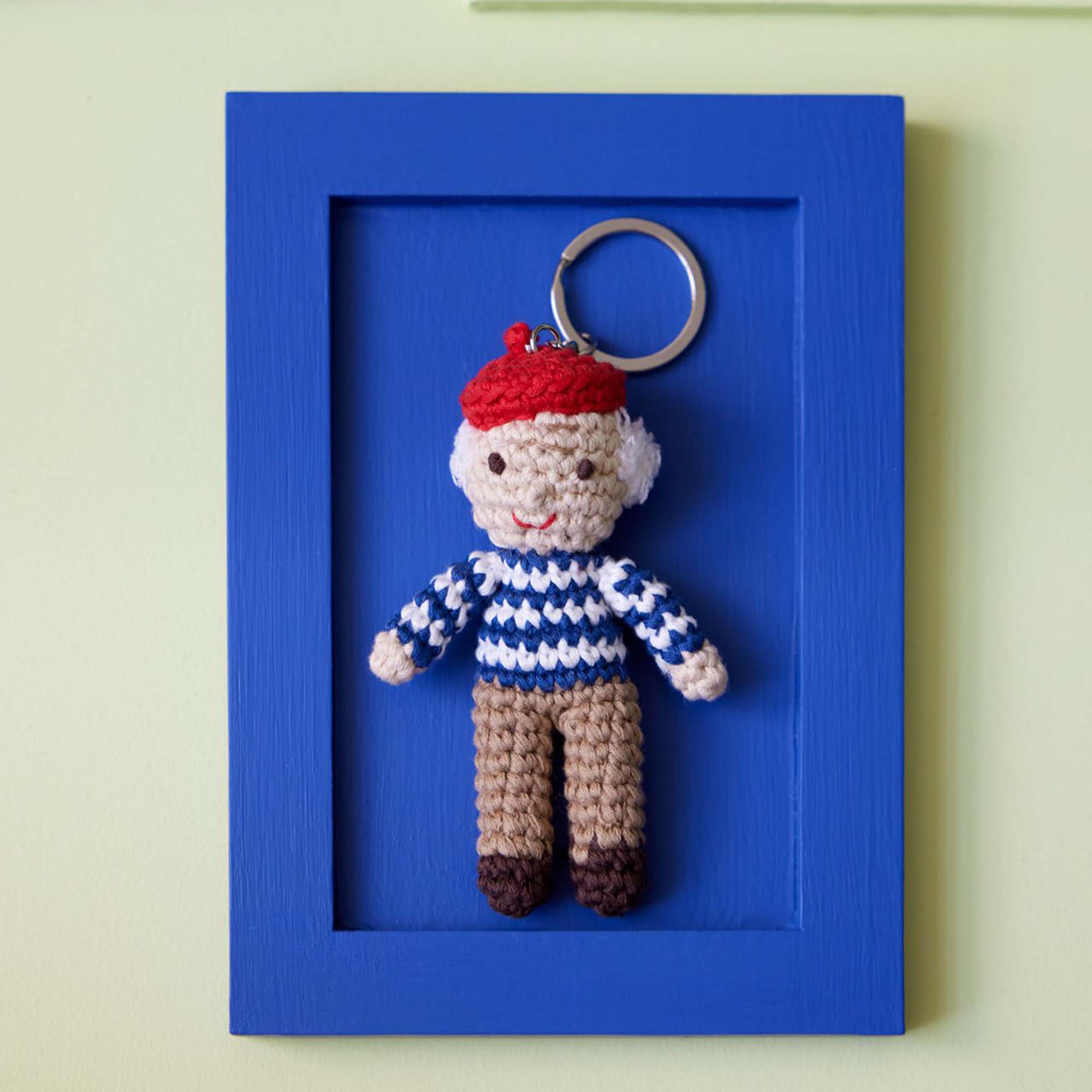 Pablo Picasso Crochet Keyring