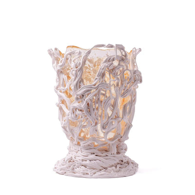 Spaghetti Special Medium Vase - Clear & Matt White
