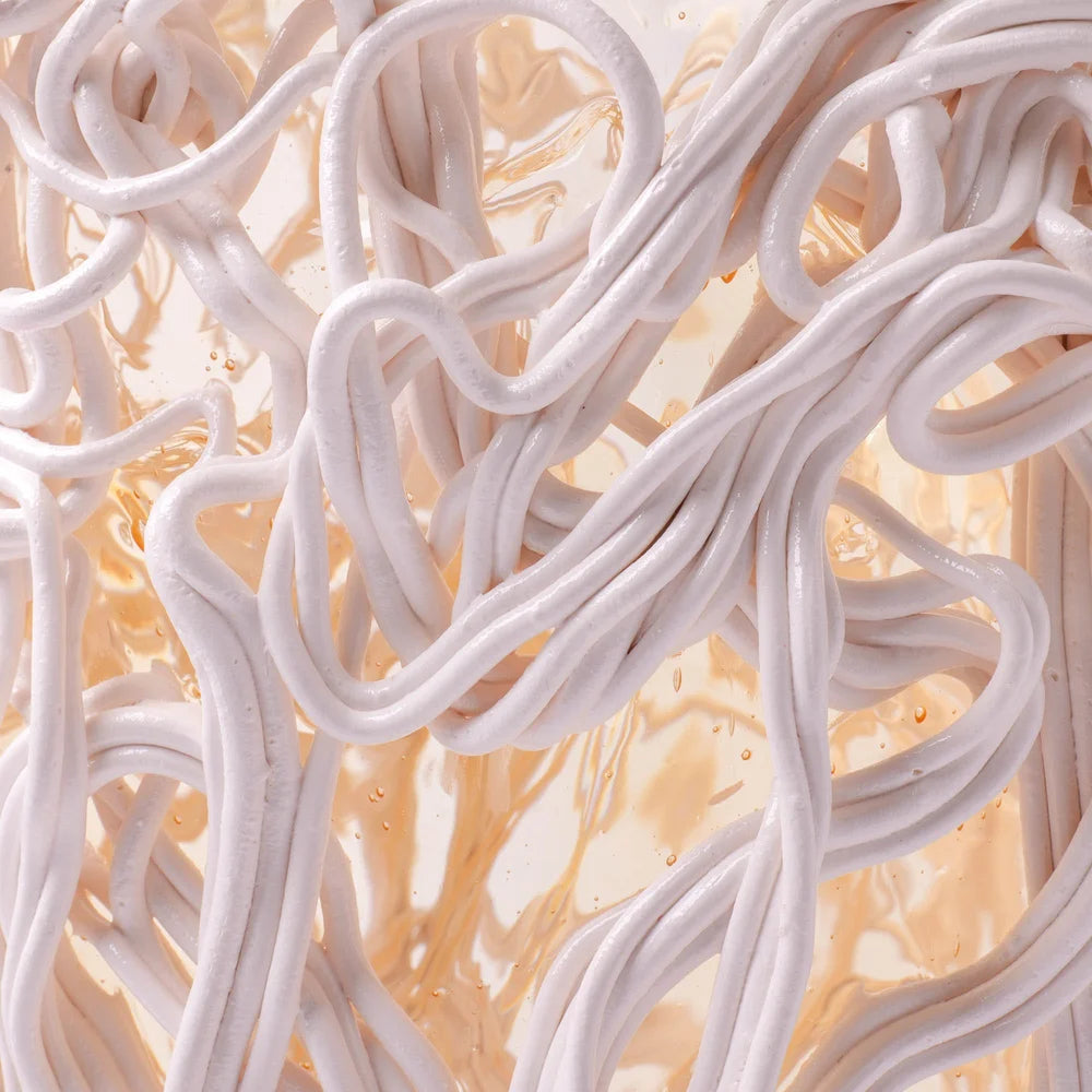 Spaghetti Special Large Vase - Clear & Matt White