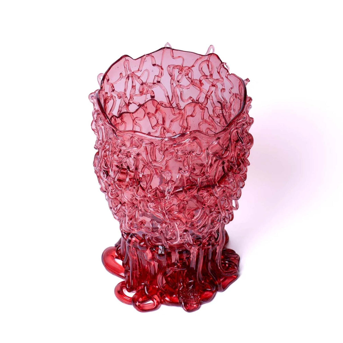 Medusa Medium Vase - Clear Antique Pink