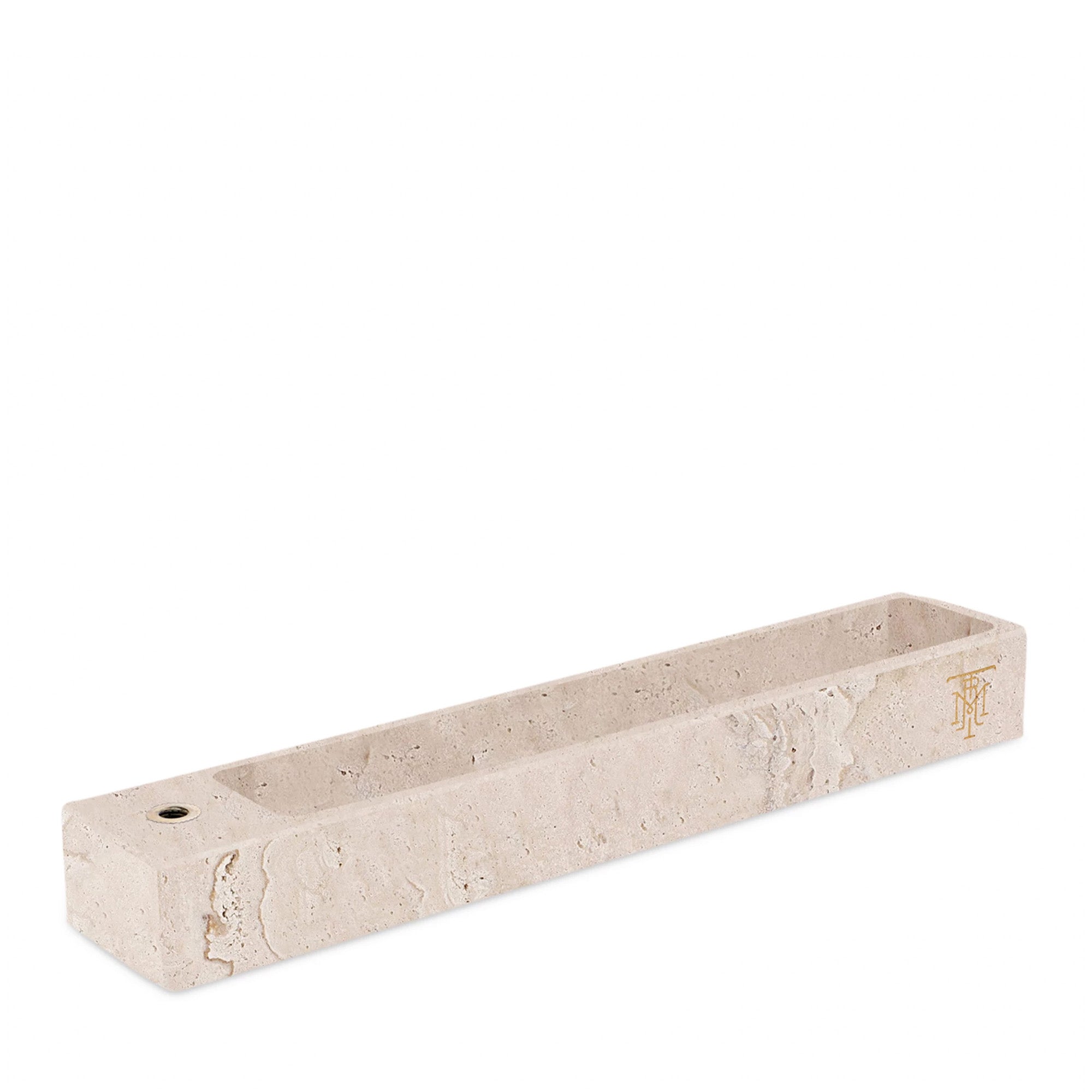 Travertine Incense Holder
