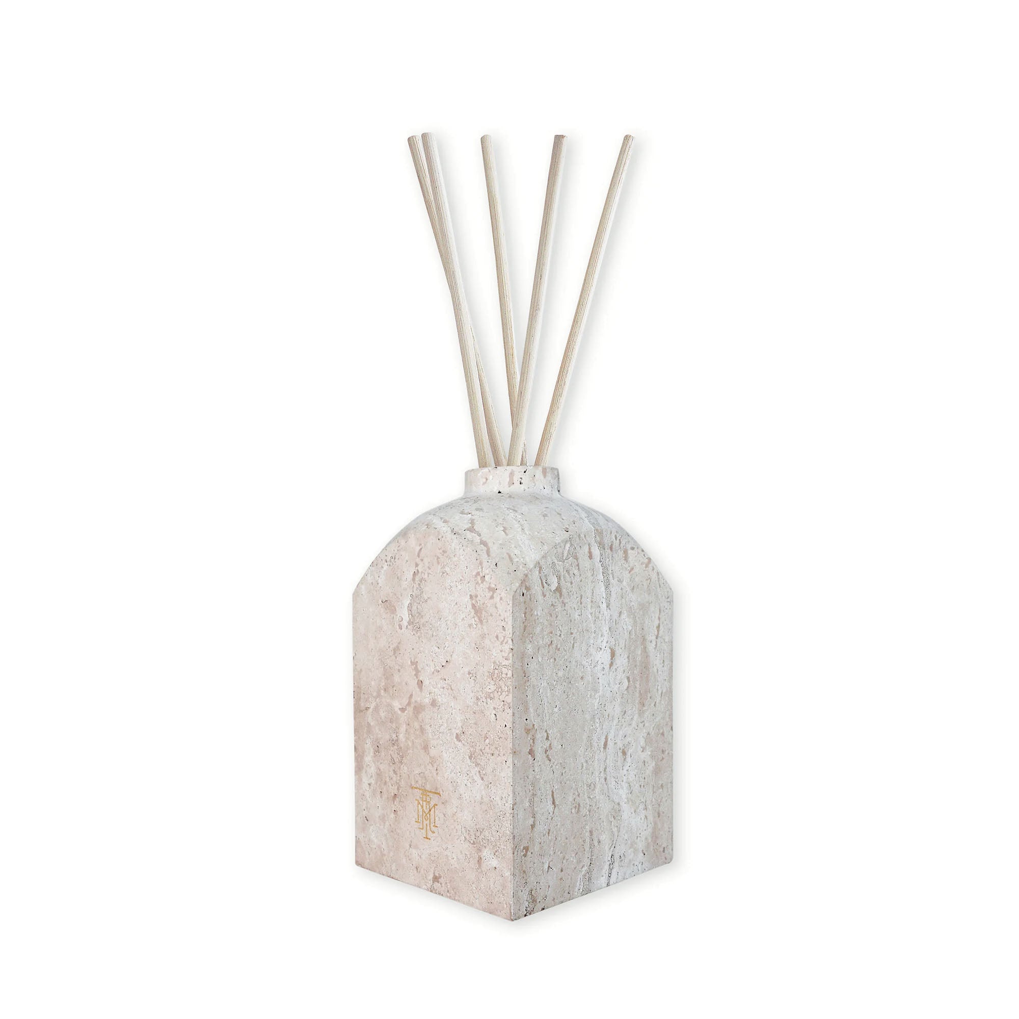 Himalayan Orchid Travertine Reed Diffuser Square Dome Box