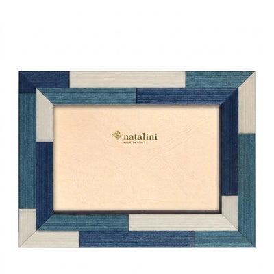 Parquet OS Blue & White Photo Frame - 13cm × 18cm