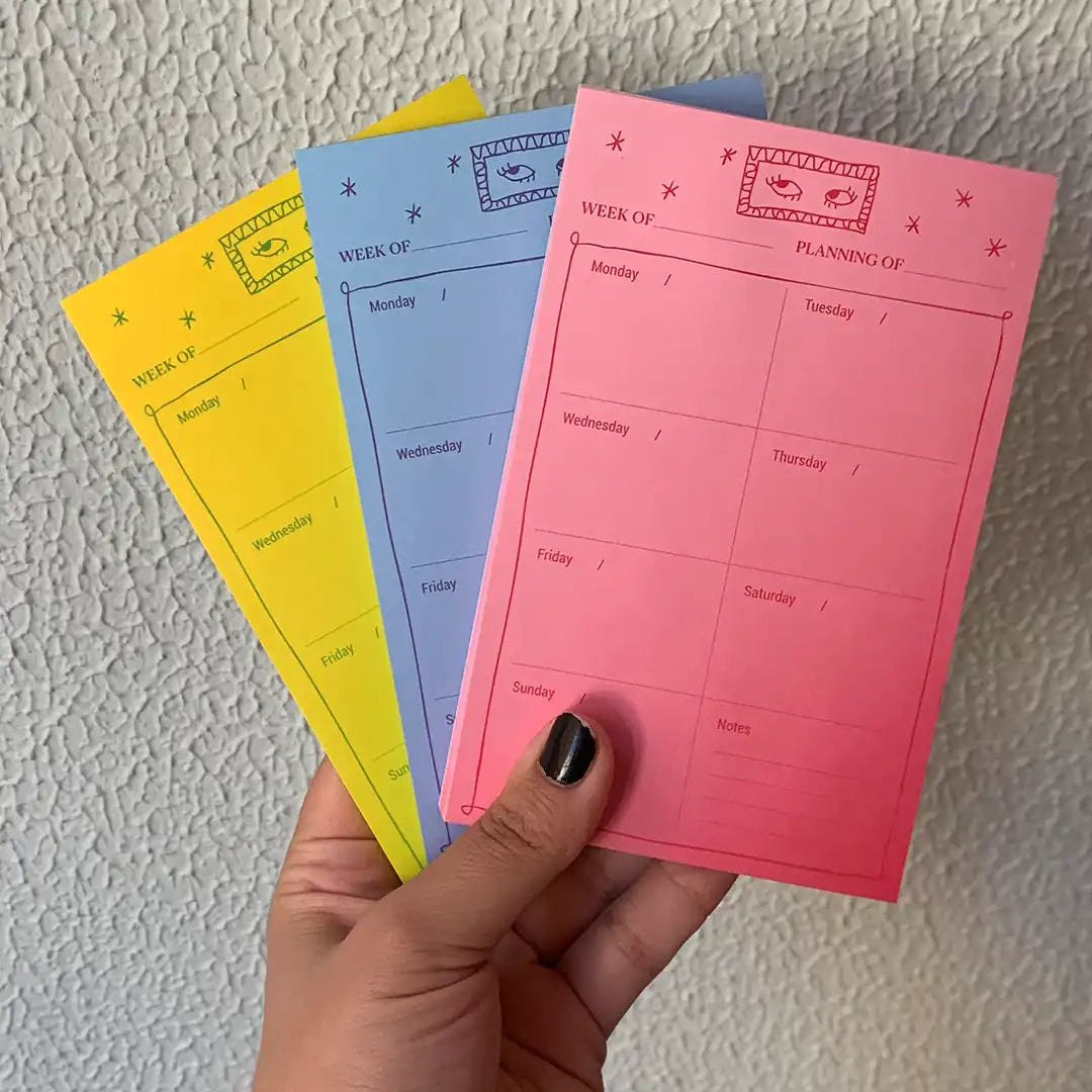 Mini Perpetual Weekly Planner - Purple