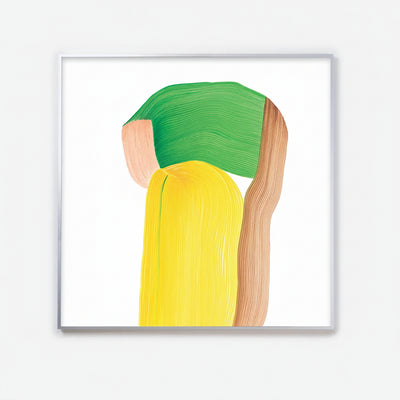 Drawing 10 White Gesso - Framed Poster