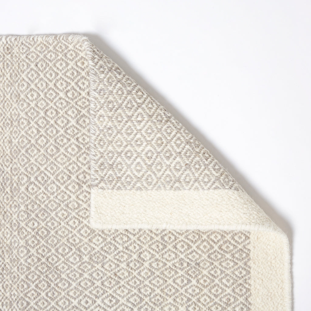 Mini Diamond Kilim 304X426cm Grey