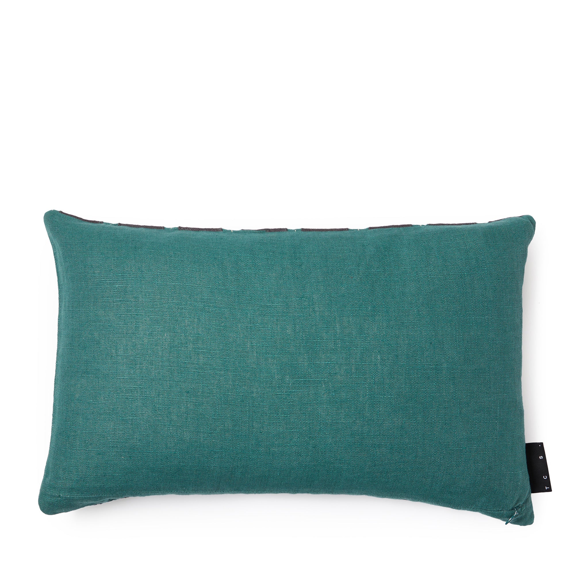Haling Applique Cushion Cover Teal & Black 50cm x 30cm