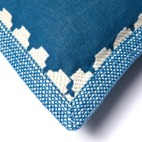 Kirby Cross Stitch Cushion Cover Blue 45cm x 45cm