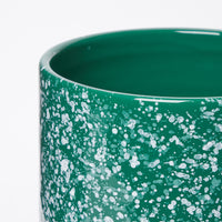 وعاء نباتات سبلاتر باللون الأخضر الداكن